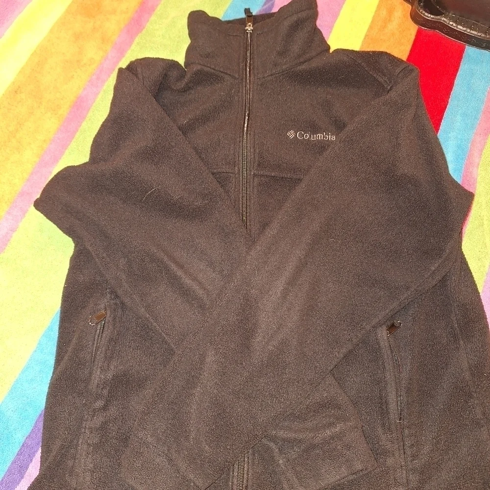 Columbia Sportswear Black Fleece Jacket Youth Extra Large